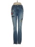 Karl Lagerfeld Graphic Blue Jeans Size 2 - photo 1
