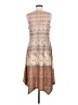 One World Paisley Tan Casual Dress Size M - photo 2
