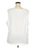 Unbranded Ivory White Sleeveless T-Shirt Size 4X - photo 2