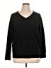 Quince 100% Cashmere Black Cashmere Pullover Sweater Size 2X - photo 1