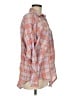 BDG Plaid Orange Long Sleeve Button-Down Shirt Size M - photo 4