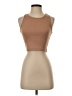 Romwe Brown Tank Top Size S - photo 1