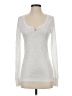 BKE Silver Long Sleeve Top Size S - photo 1