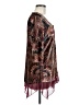 One World Burgundy 3/4 Sleeve Blouse Size M - photo 4