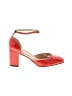 J.Crew Color Block Red Heels Size 8 - photo 1