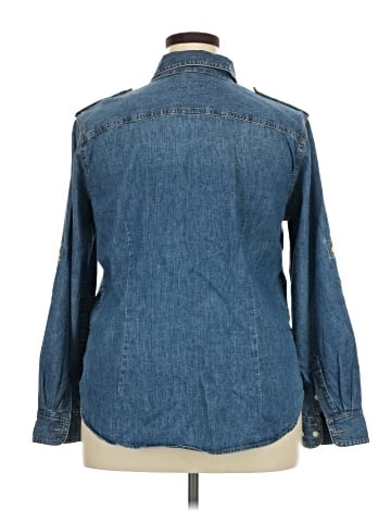 Lauren Jeans Co. Long Sleeve Button-Down Shirt (view 2)