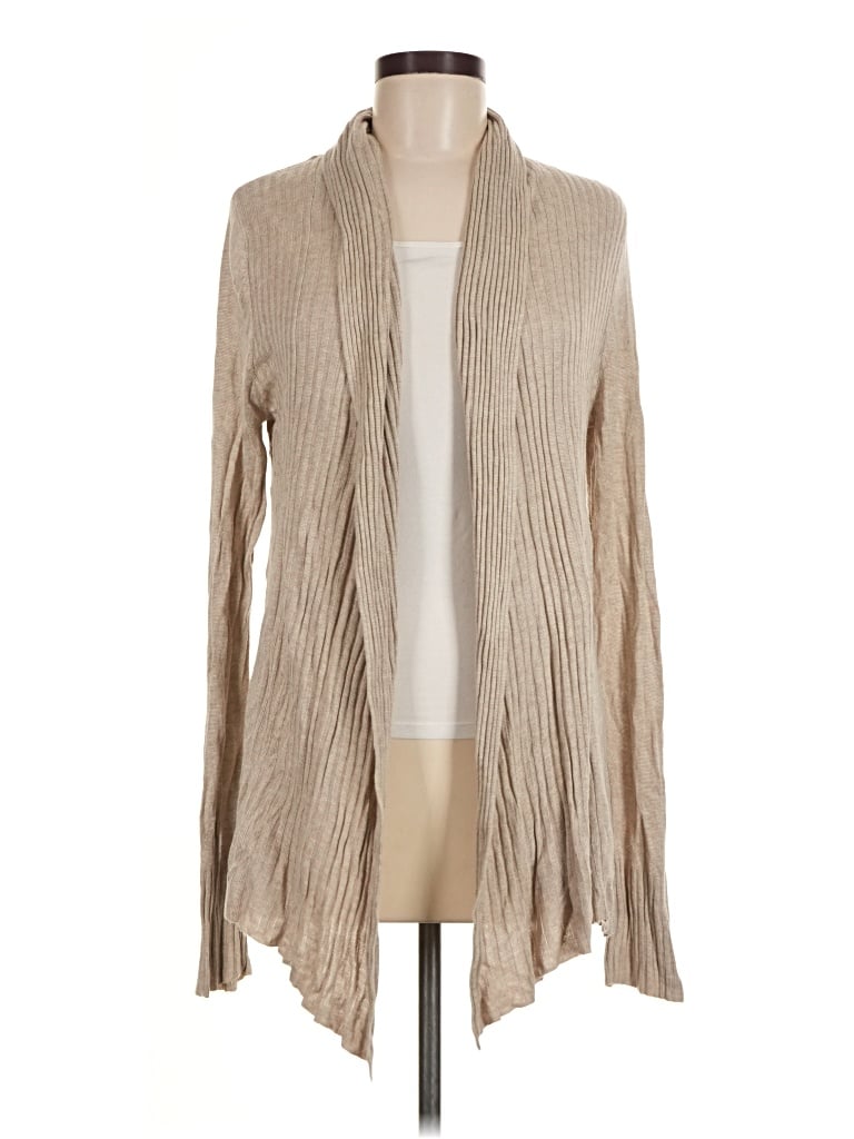 Pre-owned H&m Cardigan Sweater In Tan