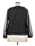 J.Crew Factory Store 100% Polyester Black Long Sleeve Blouse Size XXL - photo 2