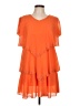 Assorted Brands Orange Cocktail Dress Size L - photo 1