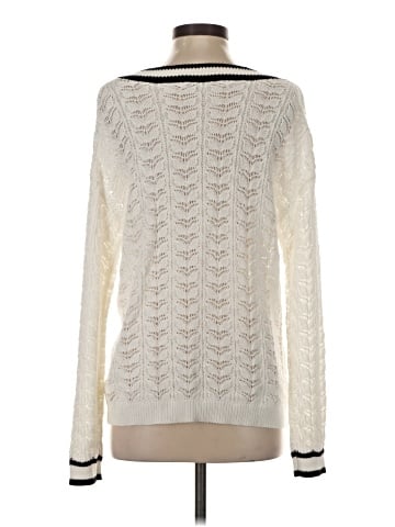 Flat White Pullover Sweater (view 2)