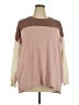 Maurices Color Block Pink Pullover Sweater Size 2X - photo 1