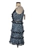Keepsake Paisley Blue Cocktail Dress Size S - photo 5