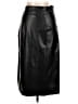 Shein 100% Polyester Black Faux Leather Skirt Size L - photo 2