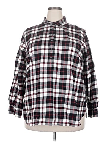 Coldwater Creek 3/4 Sleeve Button-Down Shirt (view 1)