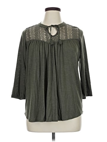 New Directions 3/4 Sleeve Blouse (view 1)