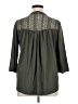 New Directions Gray 3/4 Sleeve Blouse Size XL - photo 2