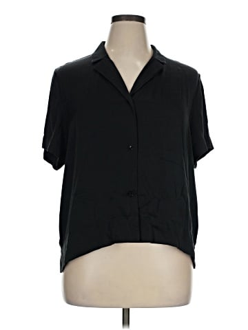 Quince Short Sleeve Silk Top (view 1)