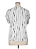 Cure Silver Short Sleeve Blouse Size XL - photo 2