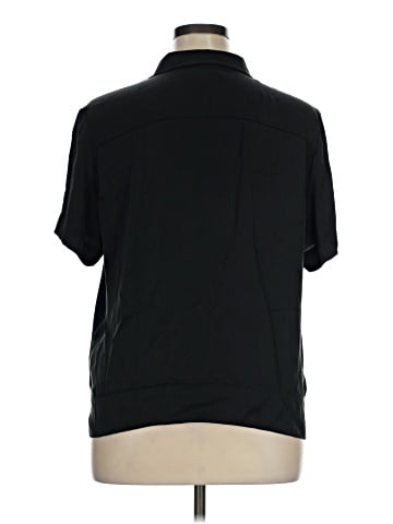 Quince Short Sleeve Silk Top (view 2)