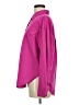 Express Solid Purple Long Sleeve Button-Down Shirt Size M - photo 5