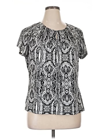 Liz Claiborne Career Short Sleeve Blouse (view 1)