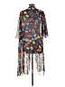 Lularoe 100% Polyester Black Kimono Size L - photo 2