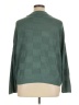 Maurices 100% Acrylic Checkered-gingham Green Pullover Sweater Size XL - photo 2