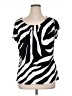 Worthington Black Short Sleeve Blouse Size 1X - photo 1
