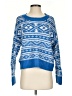 American Eagle Outfitters Print Blue Pullover Sweater Size XS - photo 1