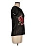Discreet Black Short Sleeve Top Size M (estimated) - photo 4