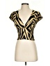 Free People Gold Short Sleeve Top Size XS - photo 1