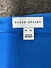 Susan Graver Blue 3/4 Sleeve Blouse Size XL - photo 7