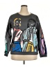 Assorted Brands 100% Polyester Graphic Gray Sweatshirt Size XXL - photo 1