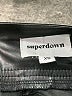 Superdown Black Faux Leather Skirt Size XS - photo 4