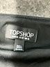 Topshop Solid Black Casual Skirt Size 12 - photo 4