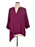 The Limited 100% Polyester Burgundy 3/4 Sleeve Blouse Size XL - photo 1