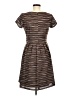 Ellen Tracy Stripes Brown Casual Dress Size 6 - photo 2