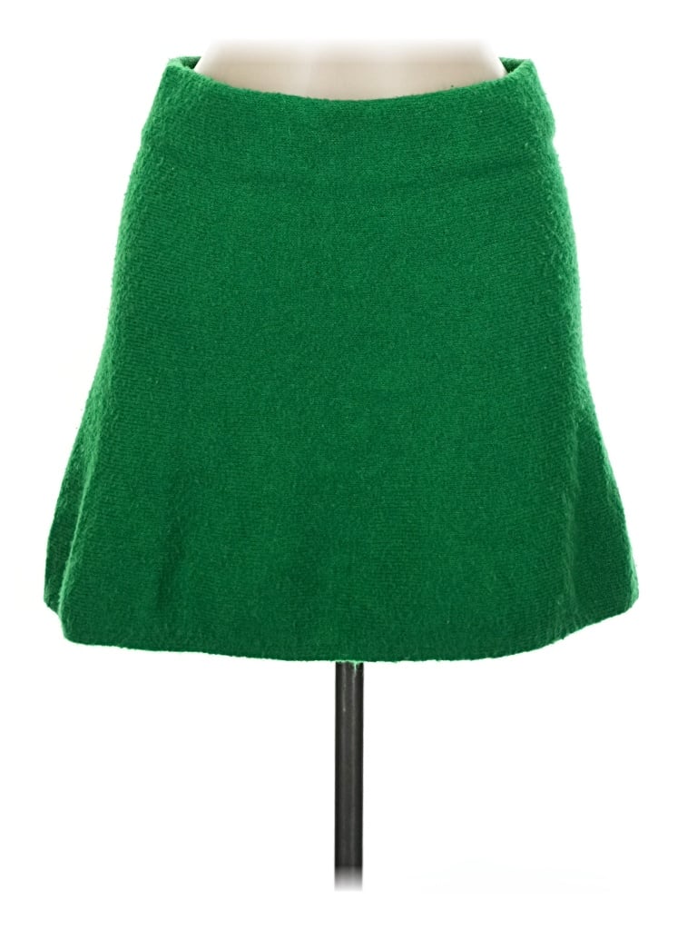 Pre-owned Mng Casual Skirt In Green