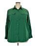 Roaman's Green 3/4 Sleeve Button-Down Shirt Size 30 (estimated) - photo 1