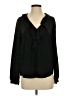 Joie 100% Silk Black Long Sleeve Silk Top Size S - photo 1