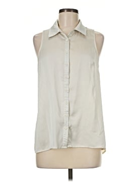 Rose + Olive Sleeveless Button Down Shirt