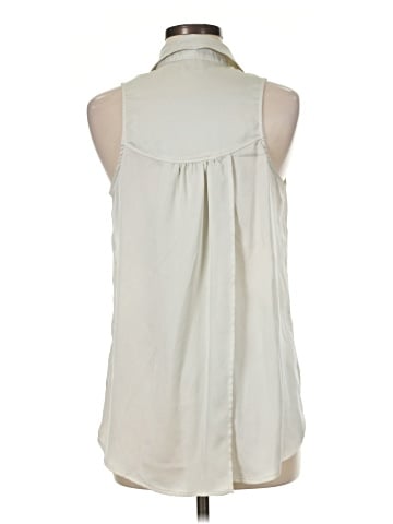 Rose + Olive Sleeveless Button-Down Shirt (view 2)