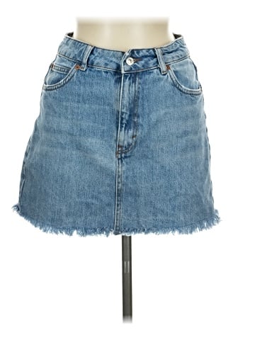Topshop Denim Skirt (view 1)