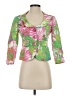 Nanette Lepore Floral Multi Color Pink Blazer Size 2 - photo 1