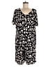 Bombom Animal Print Black Casual Dress Size XL - photo 1