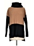 Vince. Color Block Brown Turtleneck Sweater Size XS - photo 1