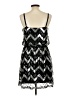 Gracie 100% Polyester Chevron-herringbone Silver Cocktail Dress Size L - photo 2