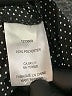 Maison d' Amelie 100% Polyester Polka Dots Black Long Sleeve Blouse Size S - photo 8