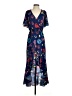 Parker Floral Blue Casual Dress Size XS - photo 1