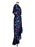 Parker Floral Blue Casual Dress Size XS - photo 4